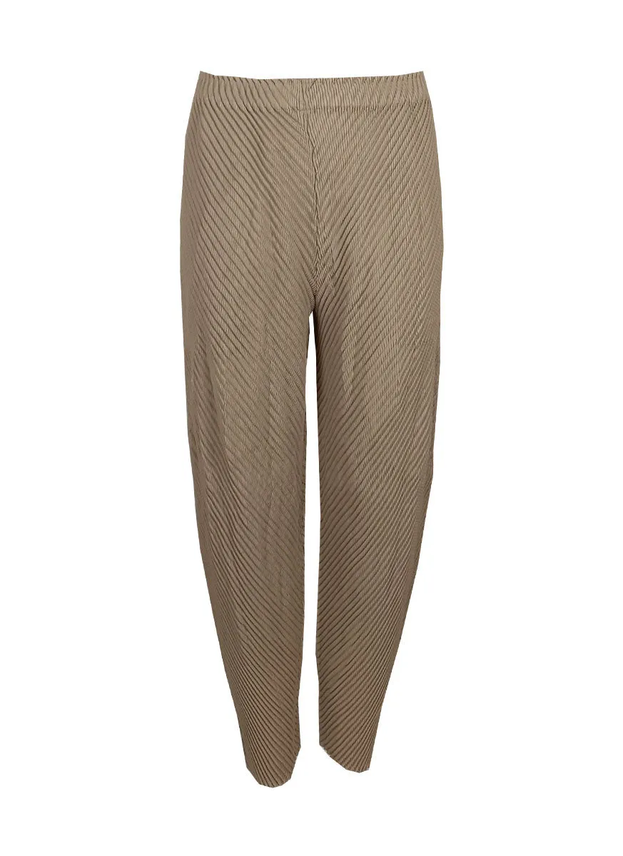 4240048 Side Pocket Pleated Pants *Beige