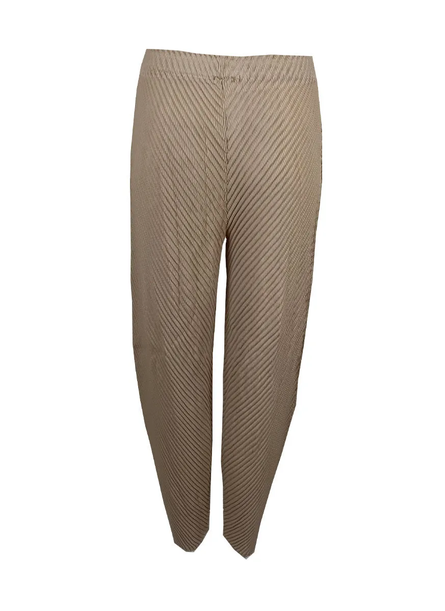 4240048 Side Pocket Pleated Pants *Beige