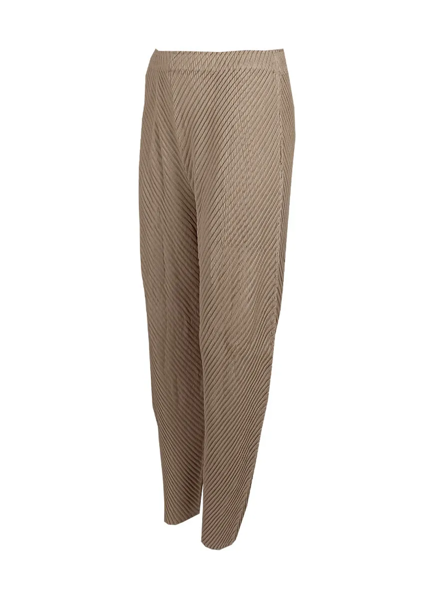 4240048 Side Pocket Pleated Pants *Beige