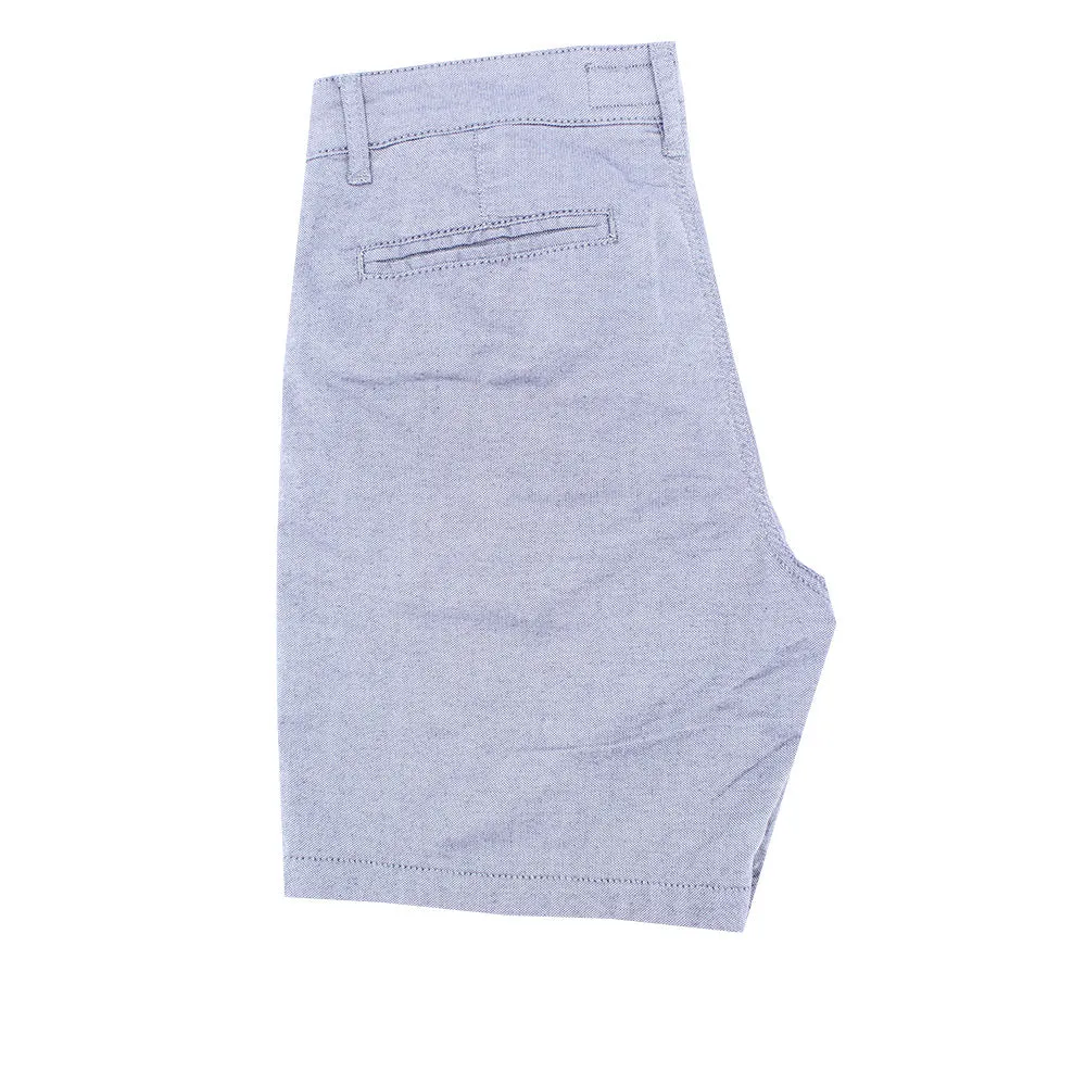 Grey Slim Fit Textured Shorts