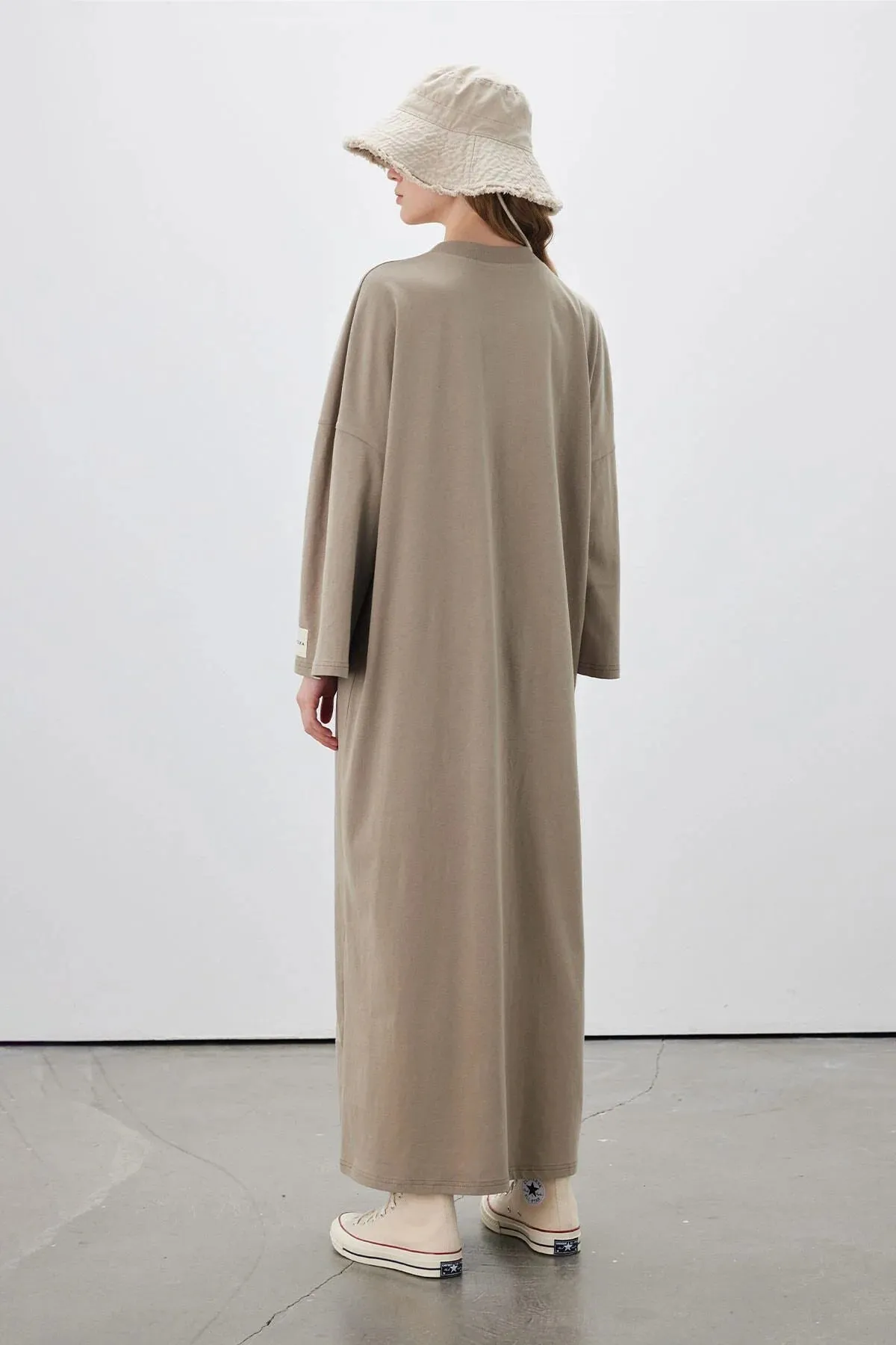 Long Oversized Dress Mink