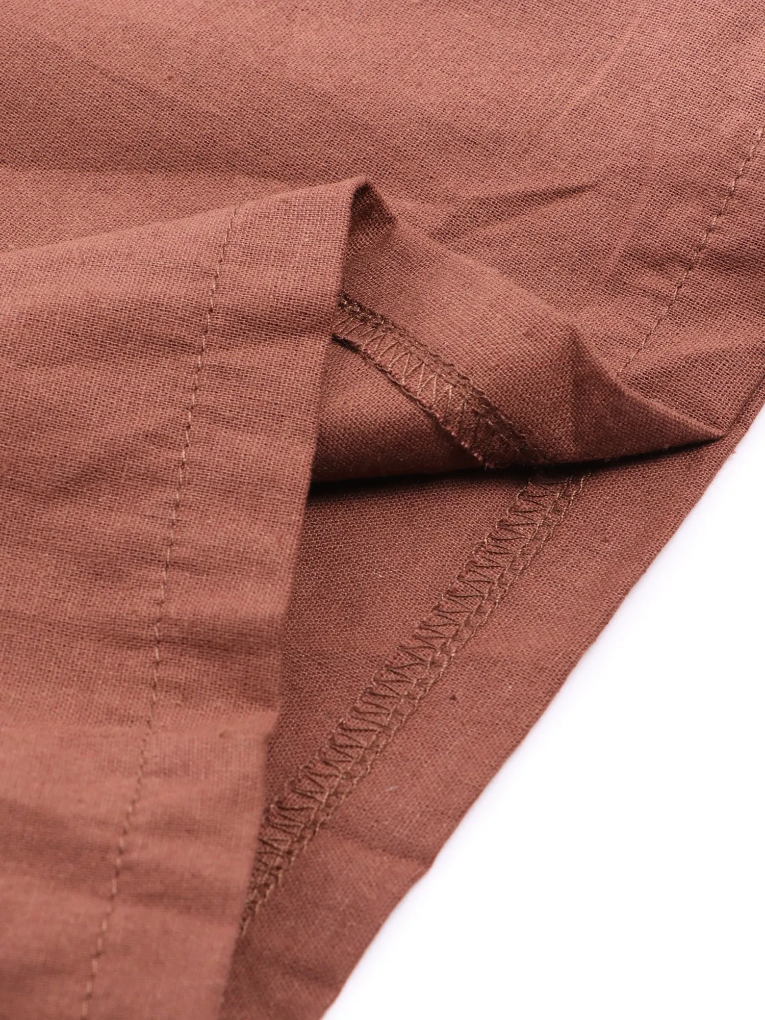 Midsize Leisure Linen Pleat Pants