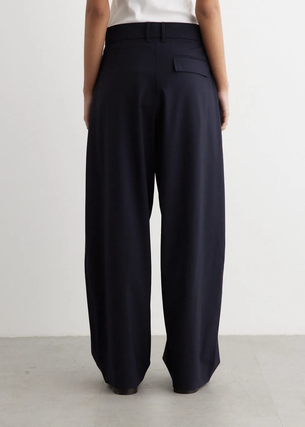 Nika Double Pleat Volume Pants