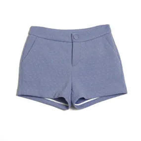 Peyton Relaxed Textured Short - Blue