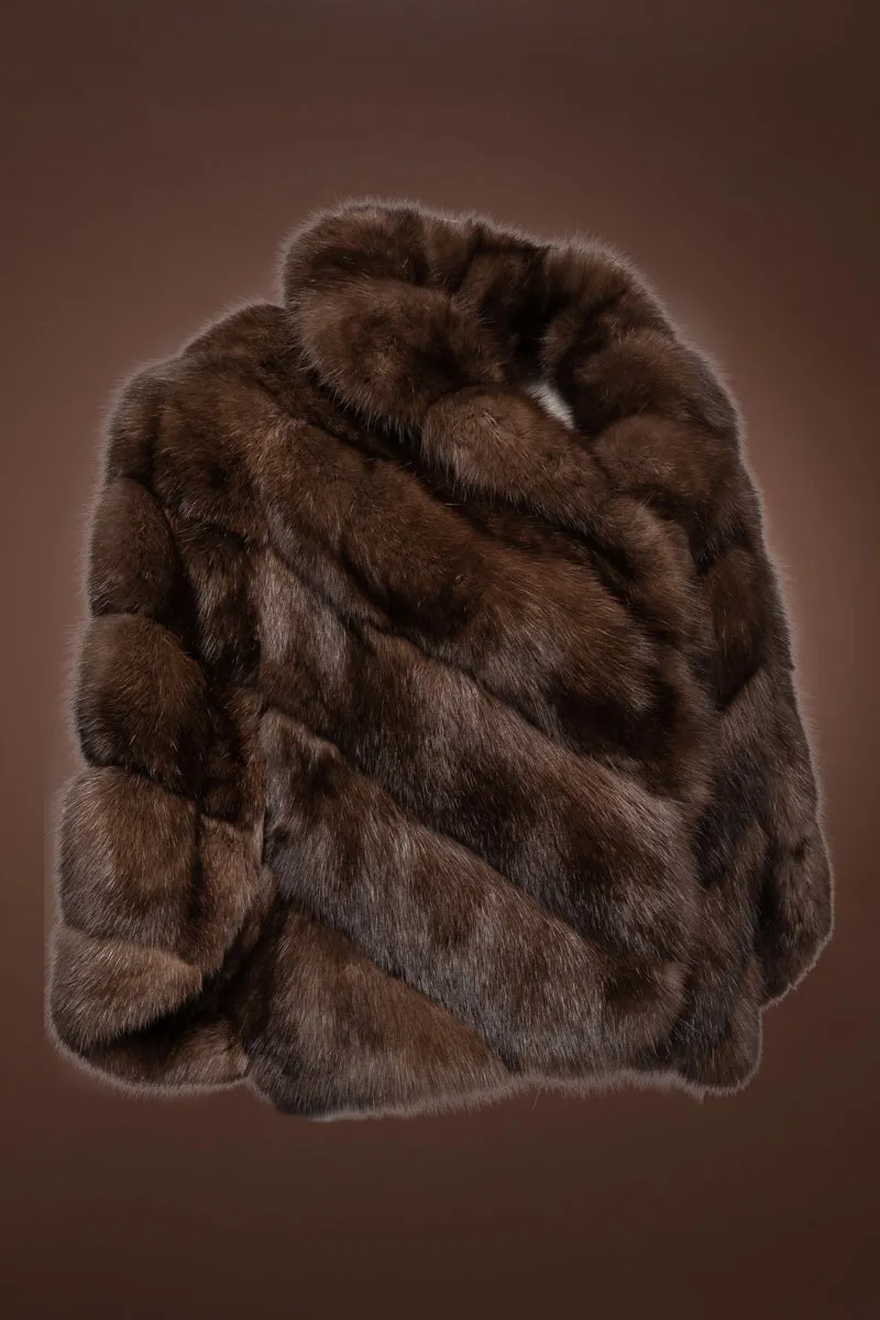 Russian Sable Fur Cape