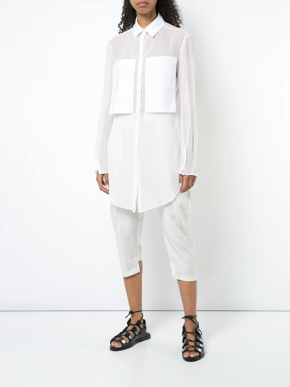 Silk Sewn Pleat Pant