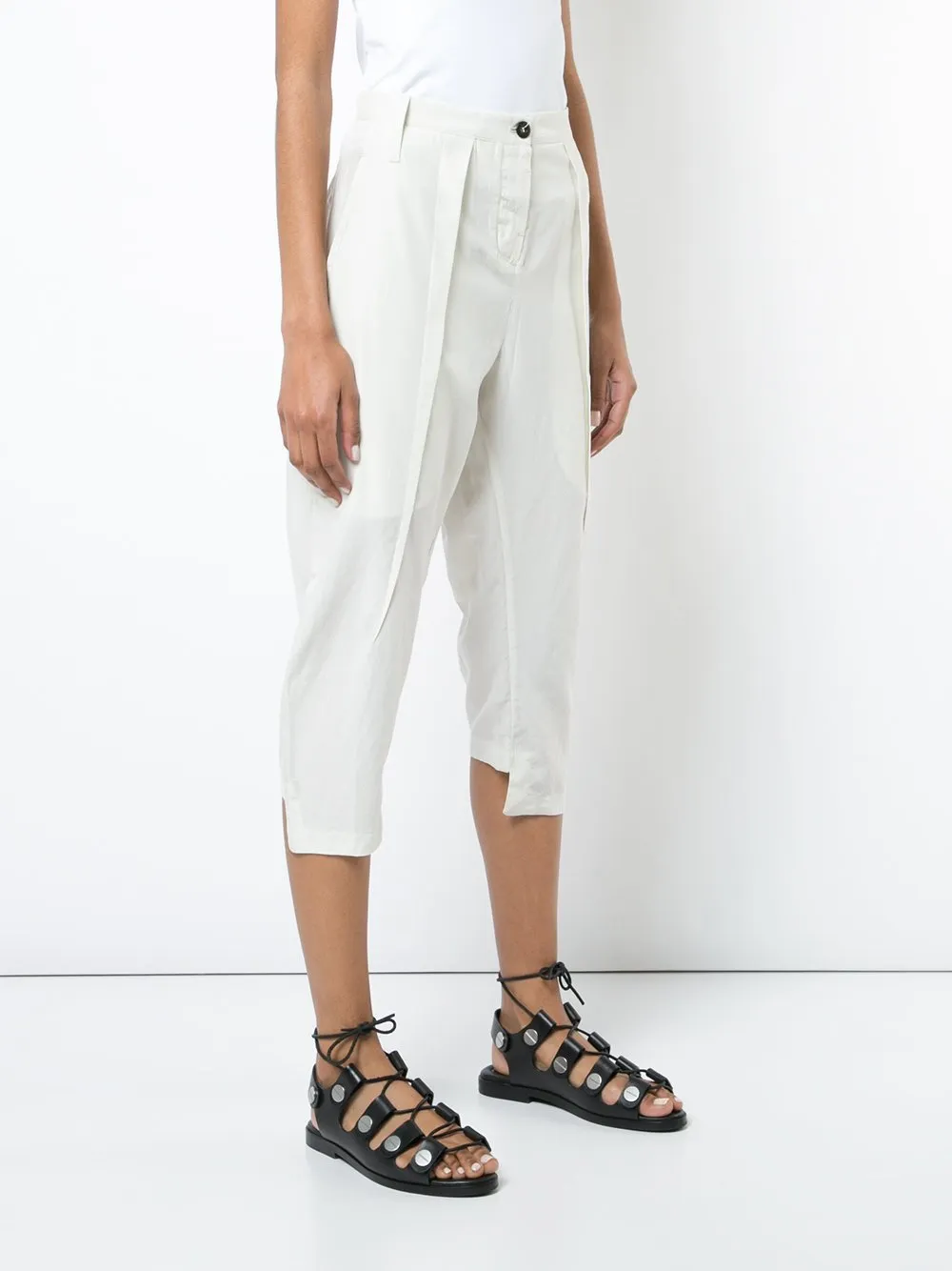 Silk Sewn Pleat Pant