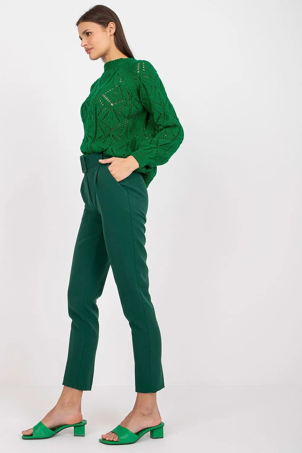 TEEK - Belted Pleat Trousers