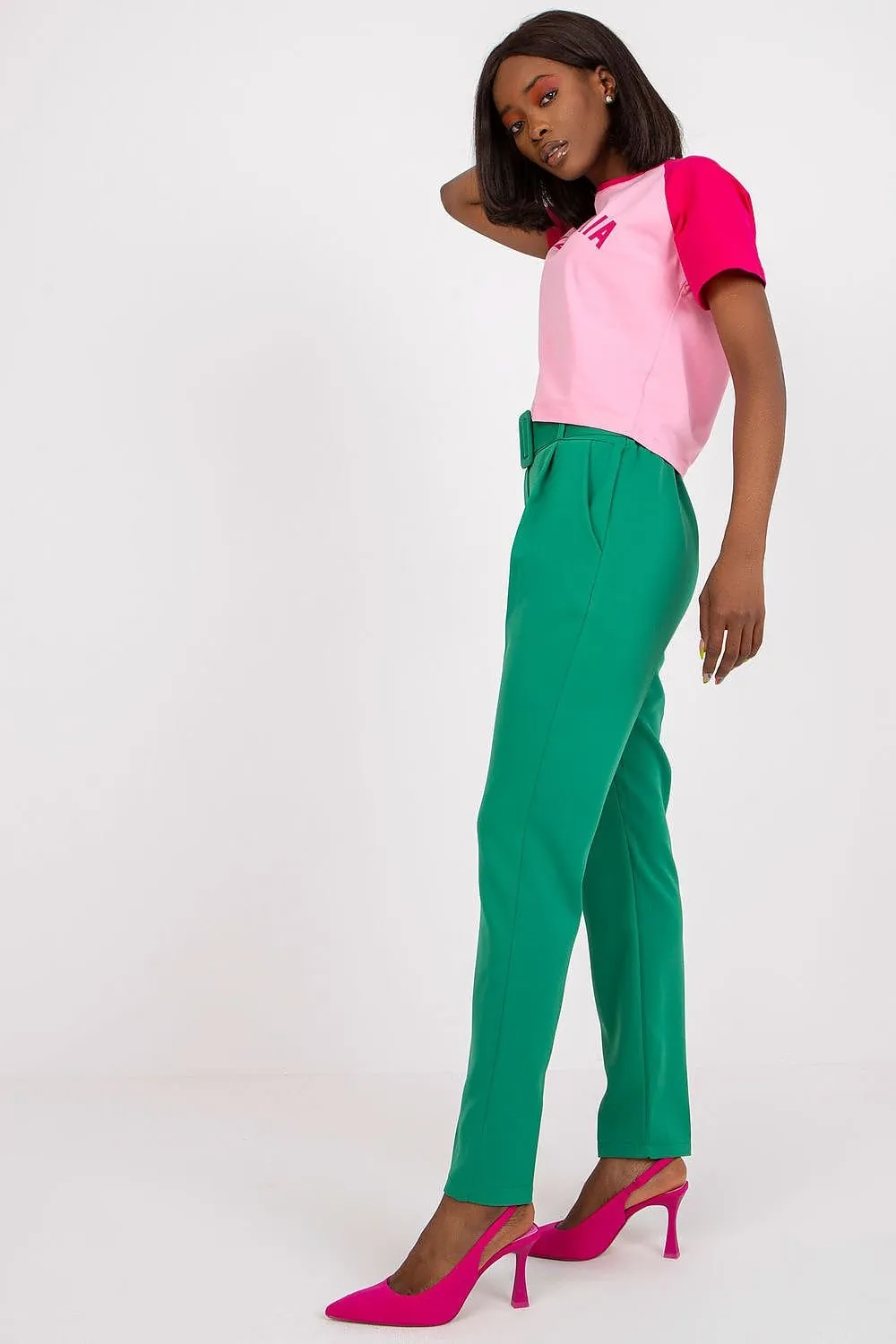 TEEK - Belted Pleat Trousers