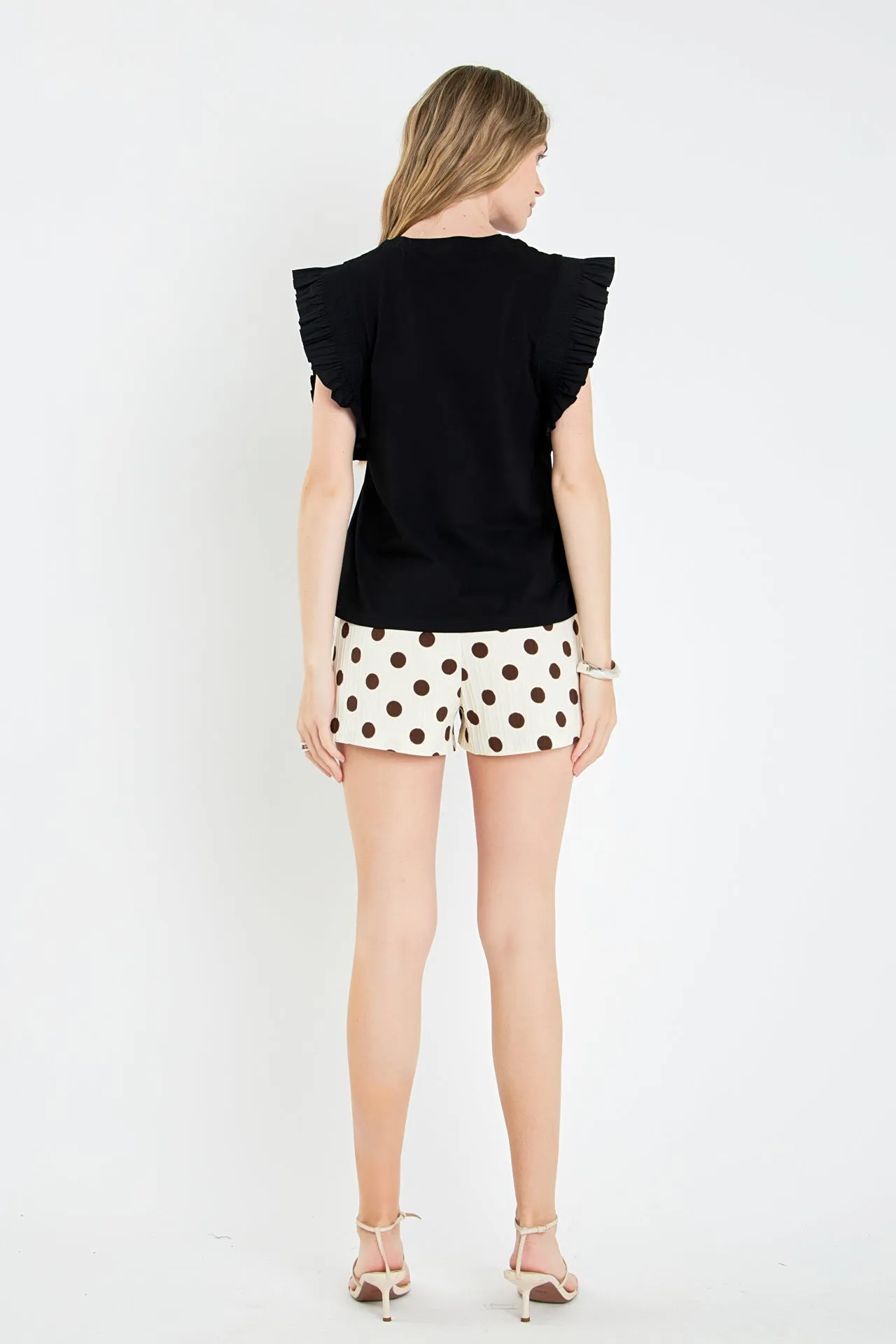 Textured Dots Shorts