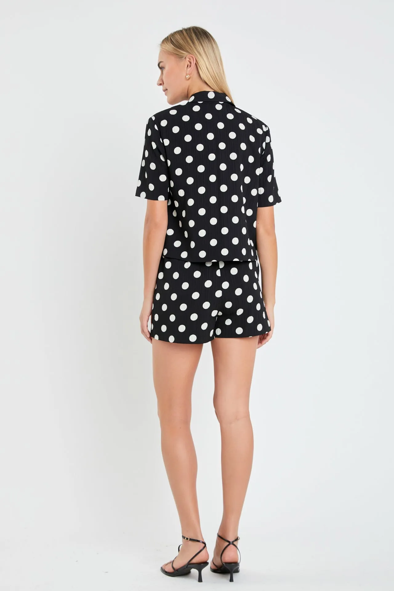 Textured Dots Shorts