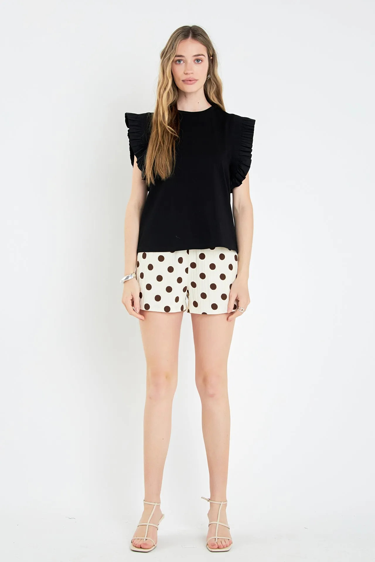 Textured Dots Shorts