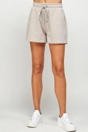 Textured Pull On Shorts (More Colors)