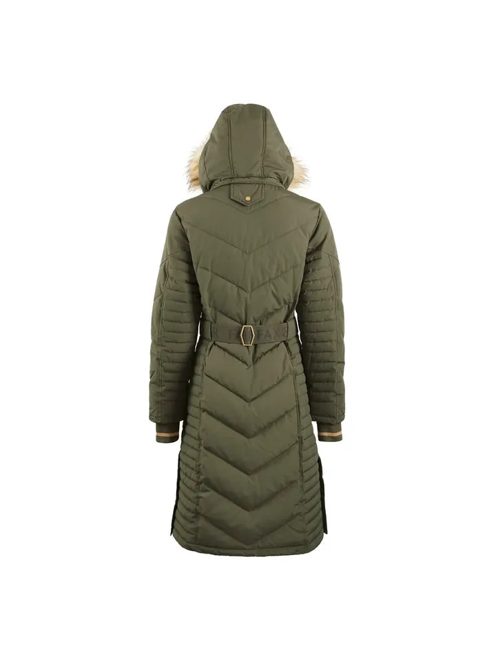 The Charlotte
Women's Padded Long Coat - Khaki