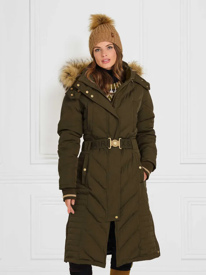 The Charlotte
Women's Padded Long Coat - Khaki