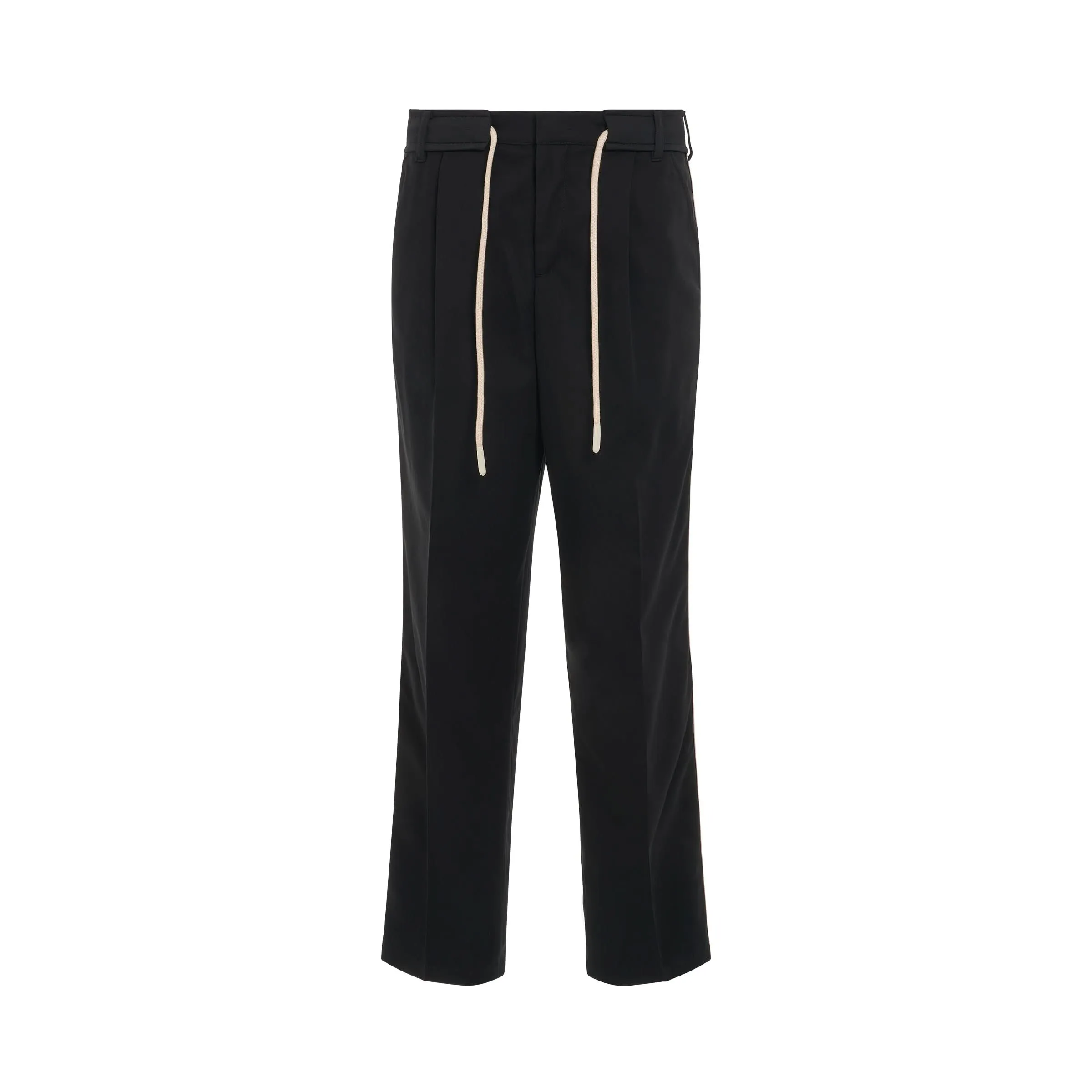 Track Belt Pants in Black