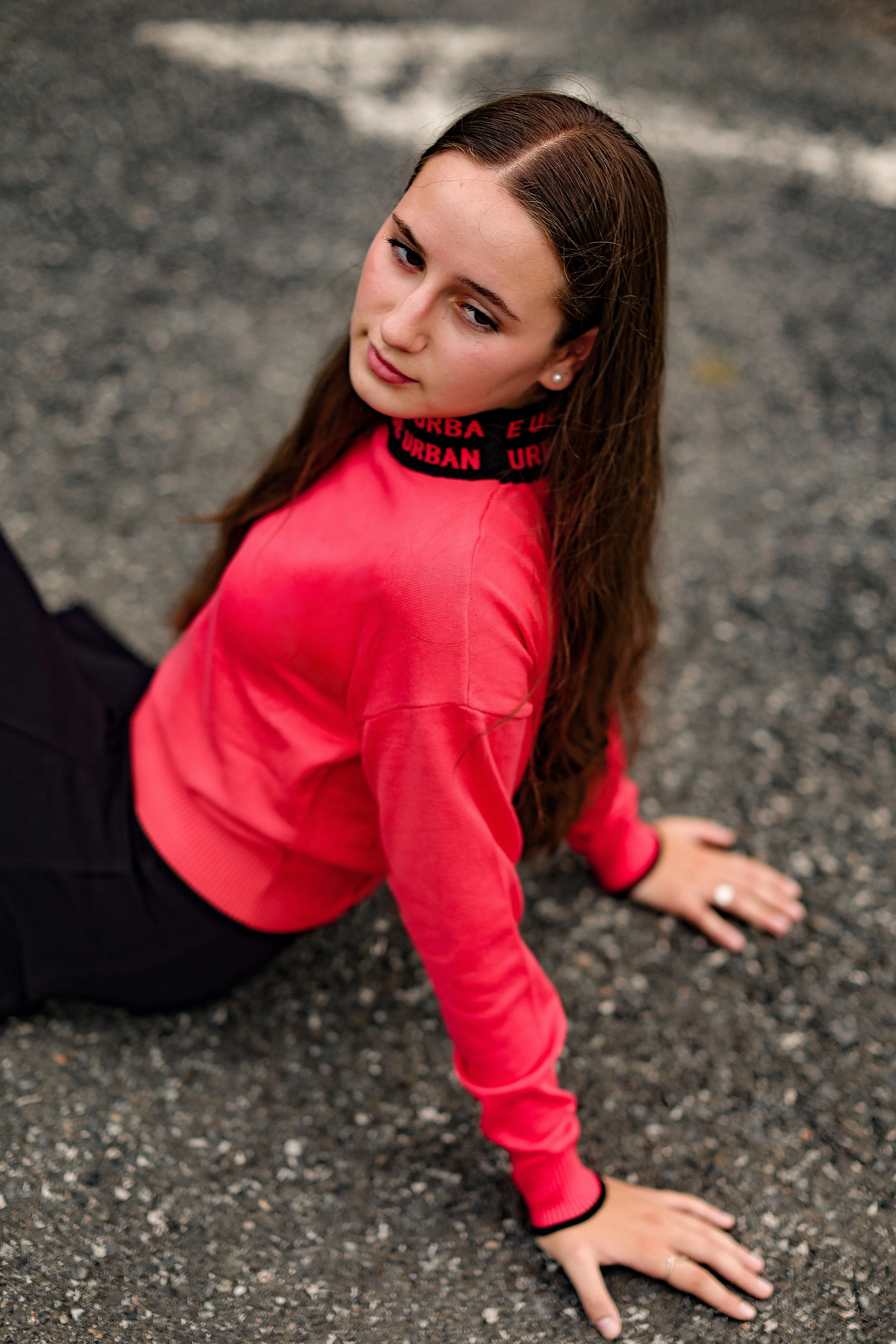 Urban Edge Hot Pink Mock Neck Sweater